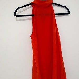 Banana Republic orange blouse